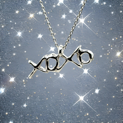 Xoxo necklace 2024 sterling silver